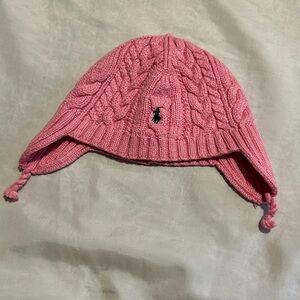 Ralph Lauren Cable Knit Cap Sz 9-24 Months